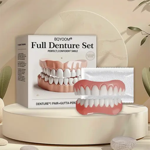 【BQYOOM® Official Store】🦷Advanced Full Denture Set ⏳Limited-Time 30-Minute Discount!⏳