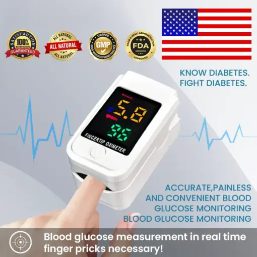 BQYOOM™ BloodMeter Non-Invasive Laser Blood Glucose Meter