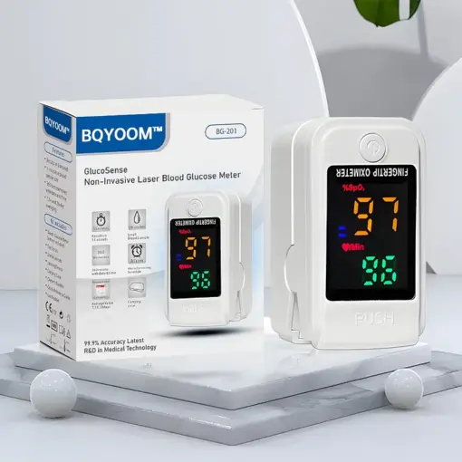 BQYOOM™ BloodMeter Non-Invasive Laser Blood Glucose Meter - Image 2