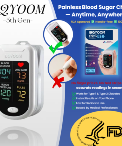 BQYOOM™ 5th Gen FDA-Approved Non-Invasive Glucose Testing