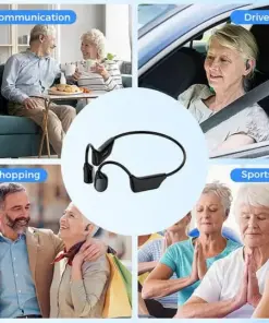 BQYOOM™ Bone Conduction Smart Hearing Aid Bluetooth Earphones
