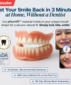 BQYOOM™ Lab Quality Self-Fitting Full Custom Dentures