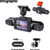 Bqyoom Full View Car Dashcam System (Buy More Save More)