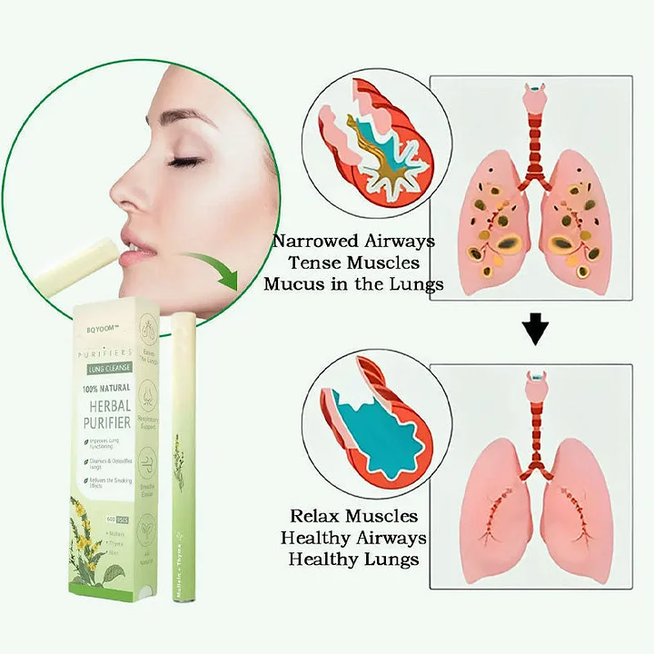 BQYOOM™ Mullein Relaxation Stick Soothes Lungs, Detoxifies, Freshens Breath - Image 2