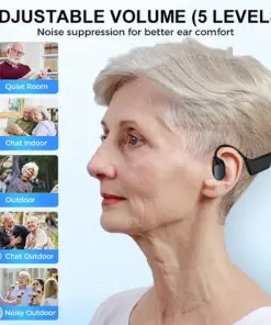 𝐁𝐐𝐘𝐎𝐎𝐌™Hear Conversations Clearly Again – Comfortable Bone Conduction Headphones